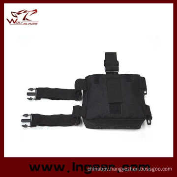 V2 Molle Drop Leg Panel Waist Pouch Bag for Motorcycle Leg Bag Black